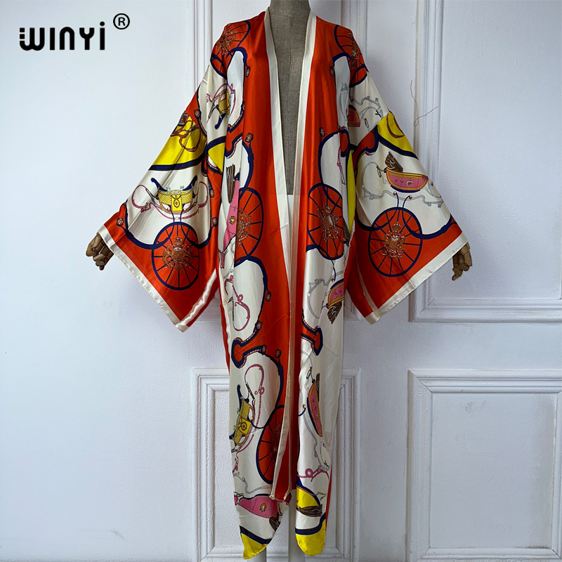 WINYI Kimono con Estampado Boh - Cover Up Kaftan reseña y precio
