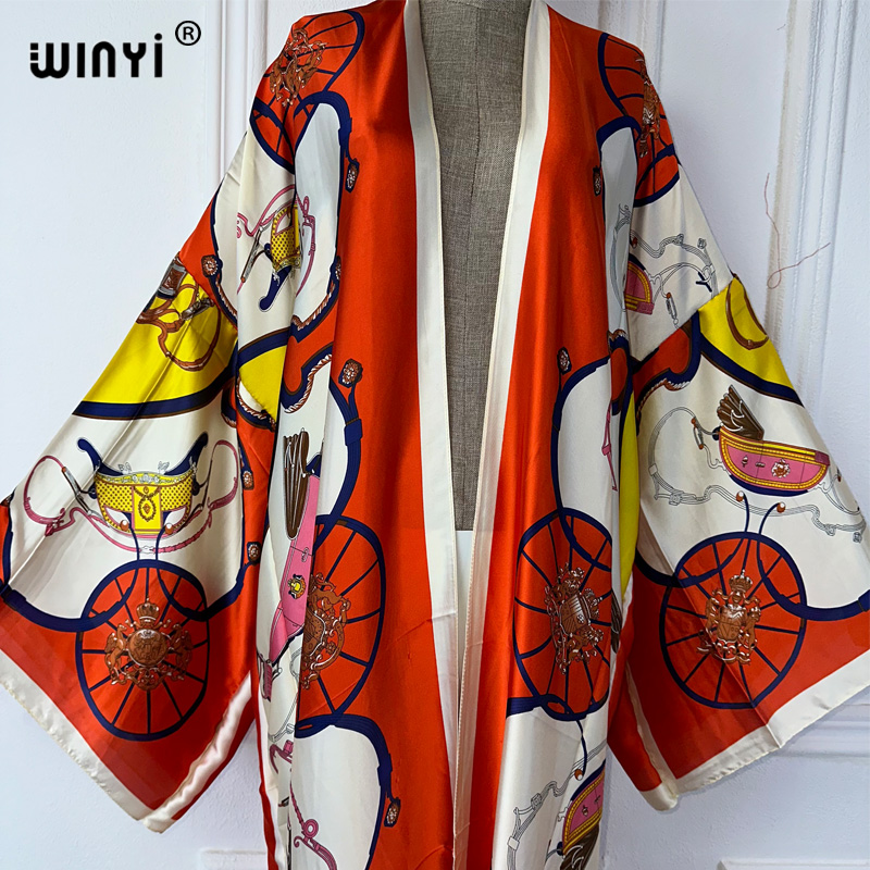 WINYI Kimono con Estampado Boh - Cover Up Kaftan reseña y precio