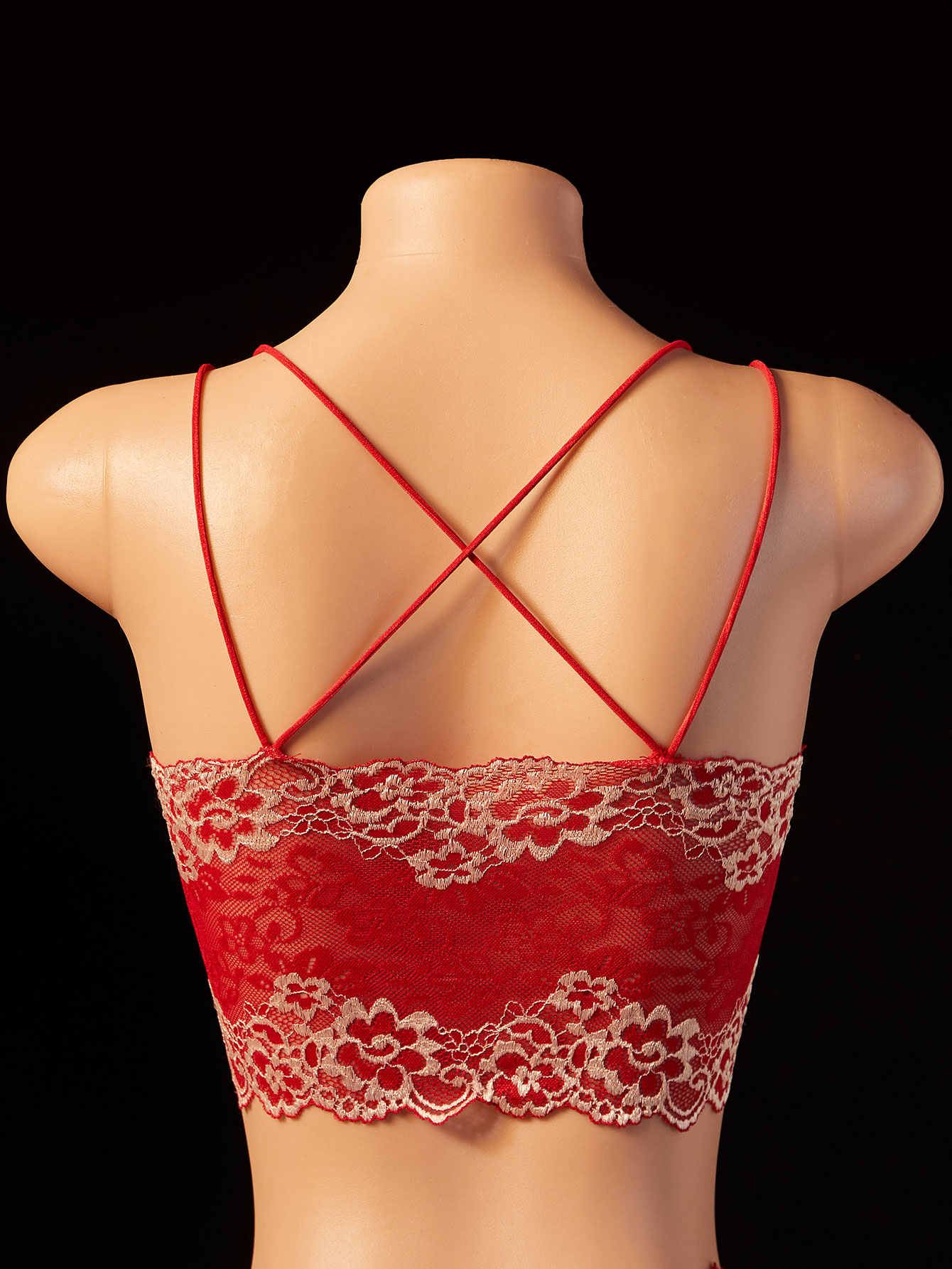Conjunto de lencería de encaje - Bralette Triangle Set reseña y precio